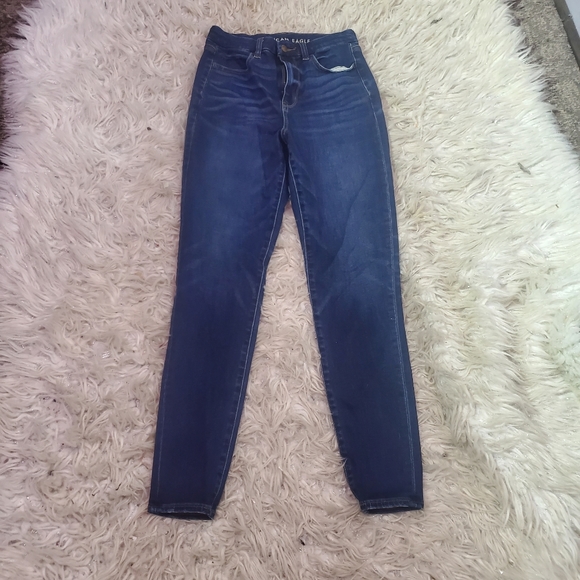 American Eagle Outfitters Denim - American eagle dark wash super hi-rise jeggings size 4